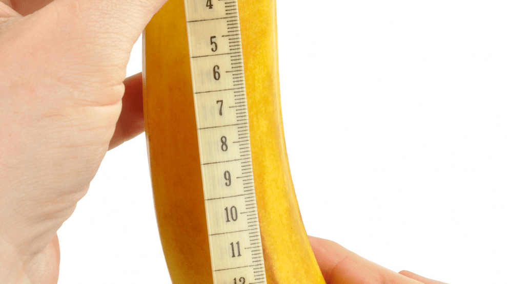 Größenmessung pro Zentimeter